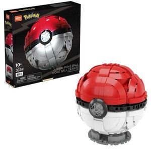 NEW Mattel  Building Block Sphere Mega Construx Pokémon Jumbo Poké Ball